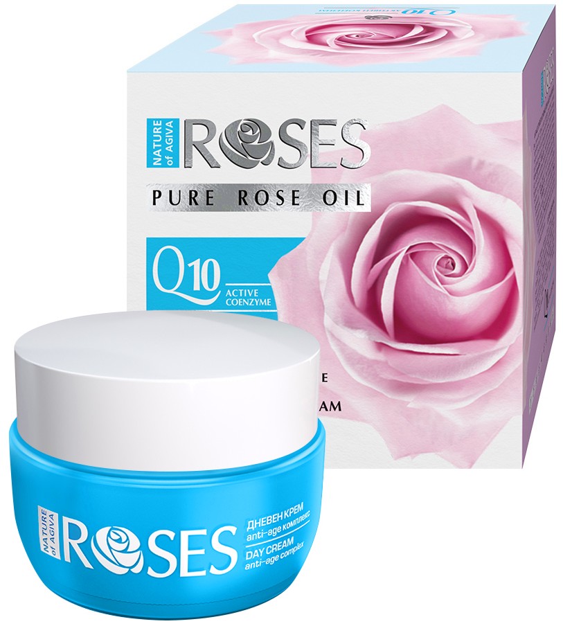 Nature of Agiva Roses Q10 Anti-age Day Cream -     Q10   Roses - 