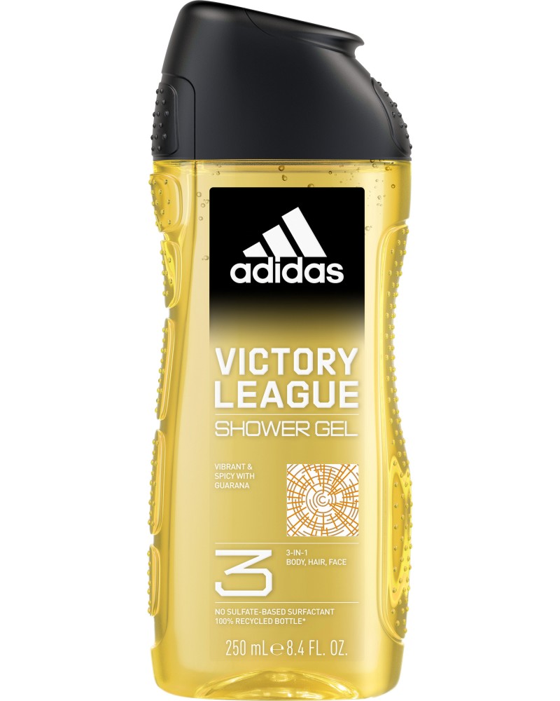 Adidas Men Victory League Shower Gel -    3  1   Victory League -  
