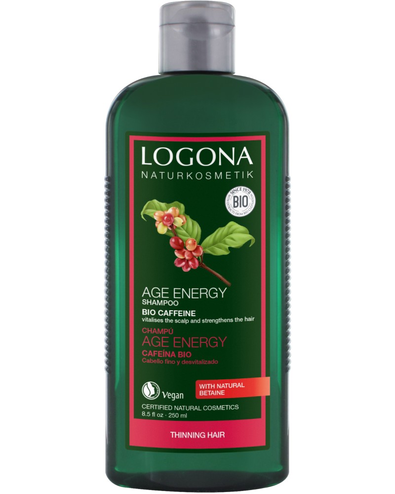 Logona Age Energy Shampoo Bio Caffeine -         - 