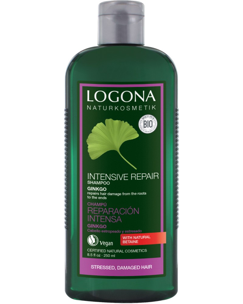 Logona Intensive Repair Shampoo Ginkgo -         - 