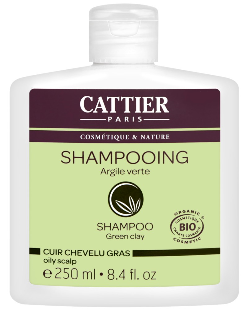Cattier Oily Scalp Shampoo Green Clay -         - 