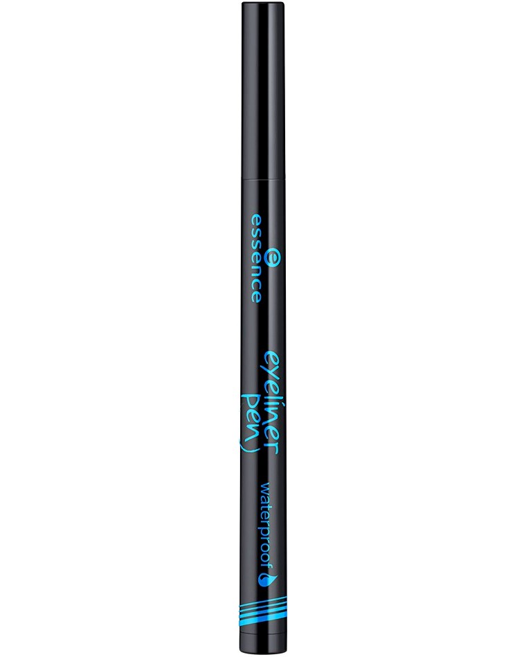 Essence Waterproof Eyeliner Pen Deep Black - Водоустойчива очна линия - очна линия