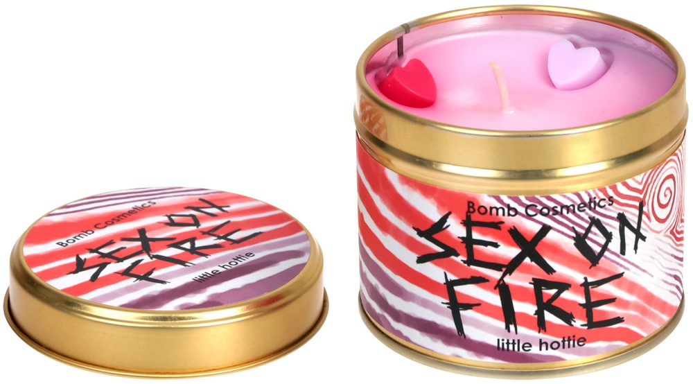 Sex on Fire Tin Candle -           - - 