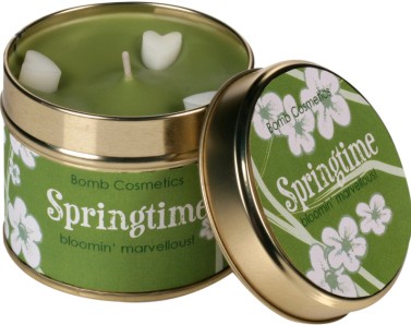 Springtime Tin Candle -            - 