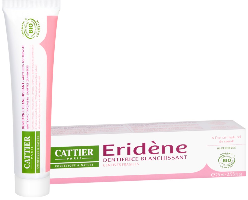 Cattier Eridene Whitening Toothpaste -          "Eridene" -   