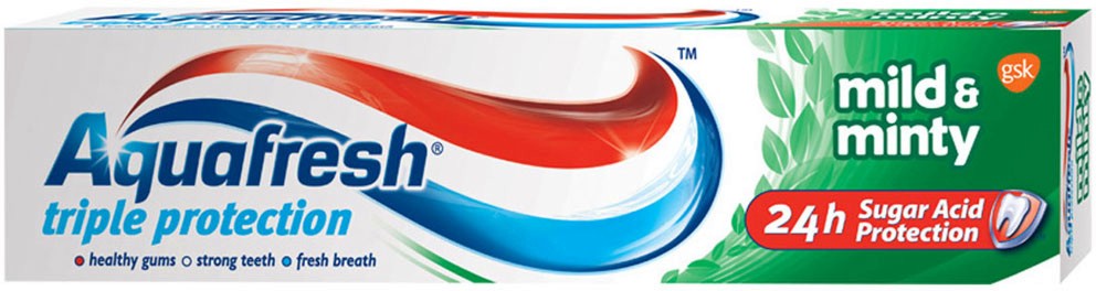 Aquafresh Triple Protection Mild & Minty -       -   