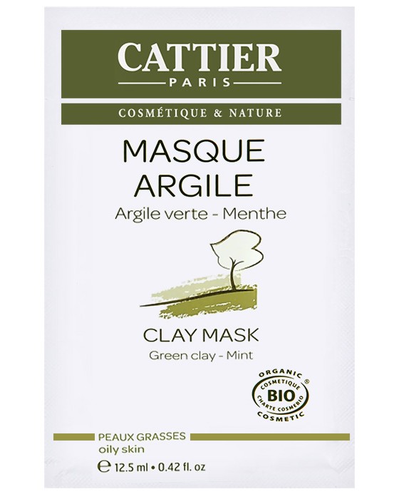 Cattier Green Clay Mask Mint -      ,      - 