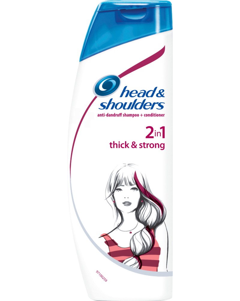 Head & Shoulders Thick & Strong 2 in 1 -    2  1        - 