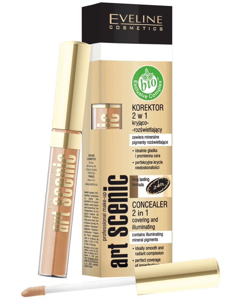 Eveline Art Scenic Concealer 2 in 1 -        "Art Scenic" - 