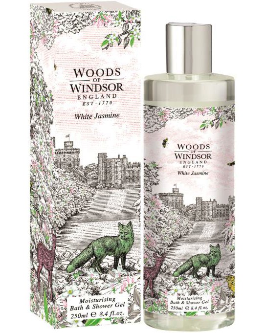 Woods of Windsor White Jasmine Moisturizing Bath & Shower Gel -         "White Jasmine" - 