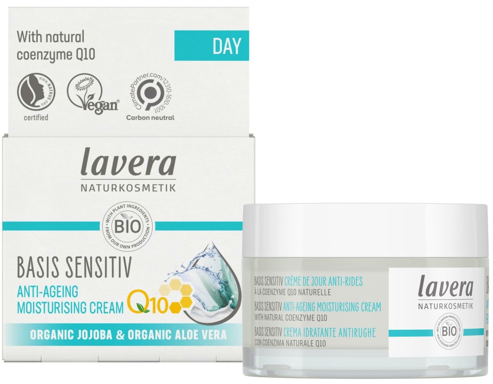 Lavera Basis Sensitiv Anti-Ageing Moisturising Cream - ��������� ������ ���� ������ �������� �� ������� Basis Sensitiv - ����