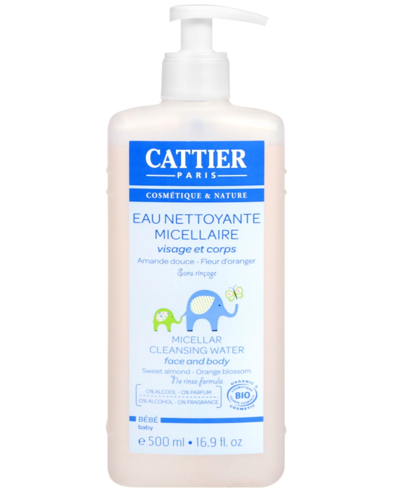 Cattier Baby Micellar Cleansing Water Face & Body -                   - 