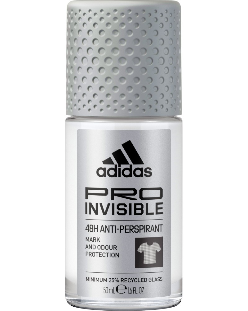 Adidas Men Pro Invisible Anti-Perspirant Roll-On -       Pro Invisible - 