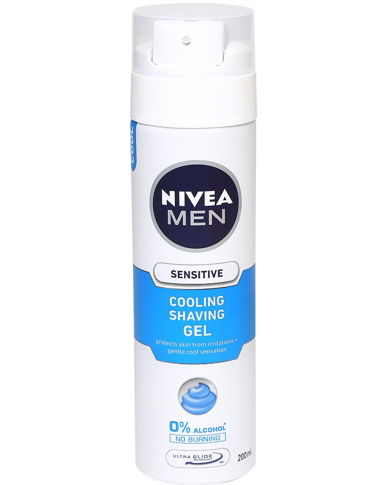 Nivea Men Sensitive Cooling Shaving Gel -          Sensitive - 
