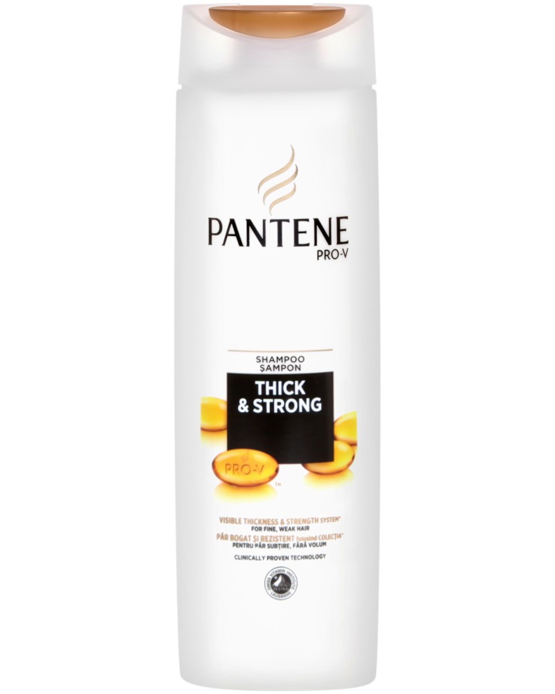 Pantene Thick & Strong Shampoo -        "Thick & Strong" - 