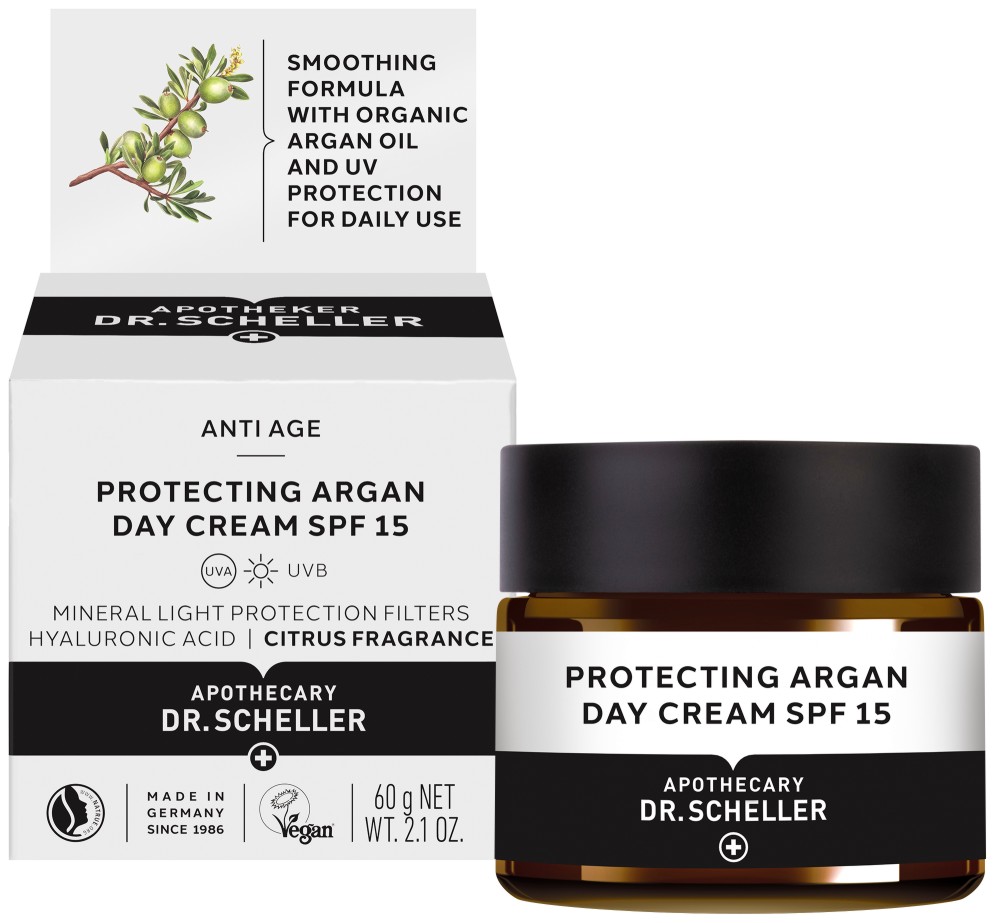 Apothecary Dr. Scheller Argan Protective Day Cream SPF 15 - ��������� ������� ���� ������ ������ �� ������� Argan - ����