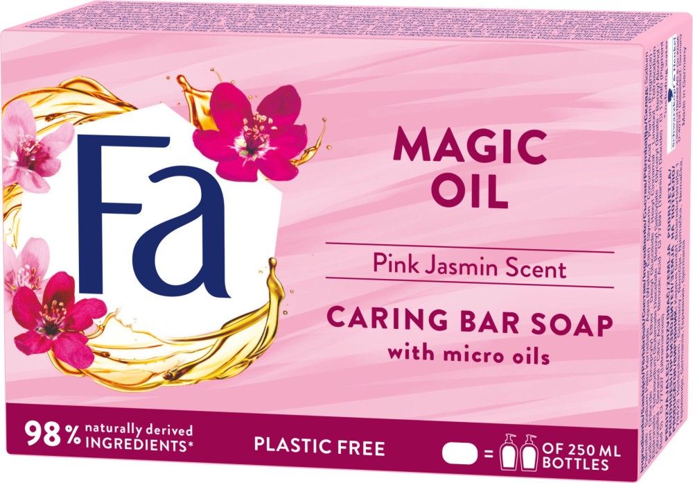 Fa Magic Oil Pink Jasmin Scent Caring Bar Soap -        - 