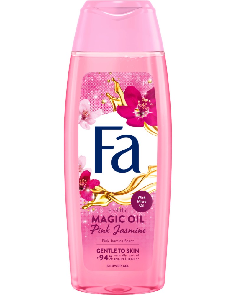 Fa Magic Oil Pink Jasmine Scent Shower Gel Fa Magic Oil Pink Jasmine Scent Shower Gel - Душ гел с аромат на розов жасмин от серията Magic Oil - душ гел