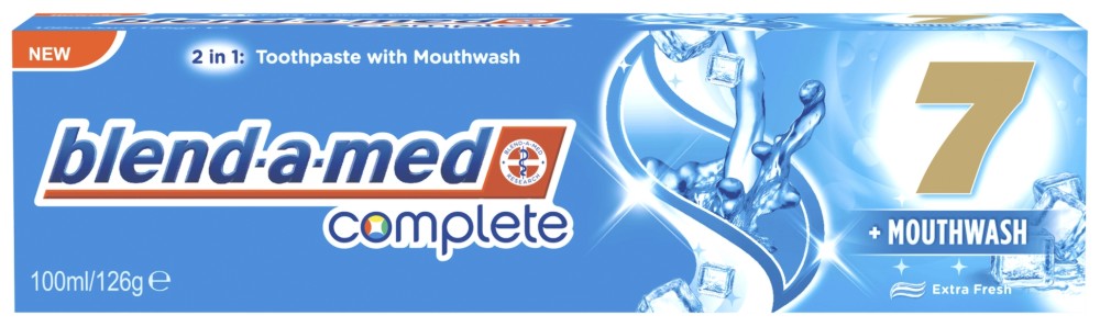 Blend-a-med Complete 7 Extra Fresh -        2  1 -   