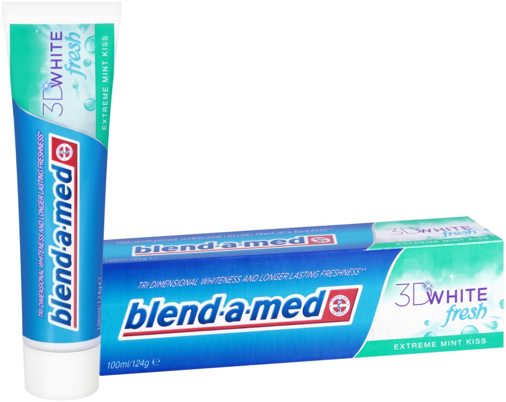 Blend-a-med 3D White Fresh Extreme Mint Kiss -       -   