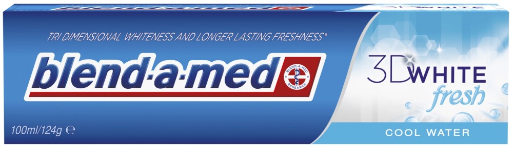 Blend-a-med 3D White Fresh Cool Water -        -   