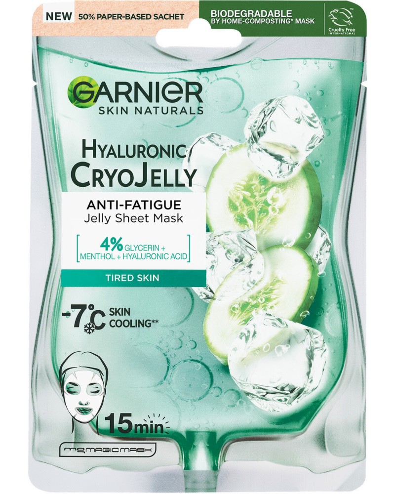 Garnier Hyaluronic Cryo Jelly Anti-Fatigue Mask -          - 