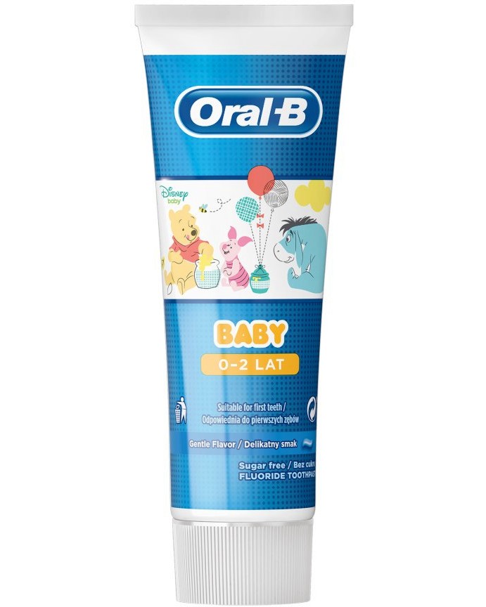 Oral-B Baby Fluoride Toothpaste 0 - 2 Years -    , 0-2  -   