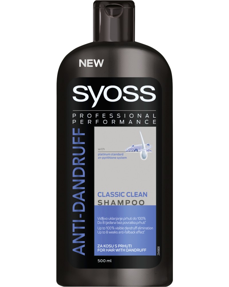 Syoss Anti-Dandruff Classic Clean Shampoo -      "Anti-Dandruff" - 