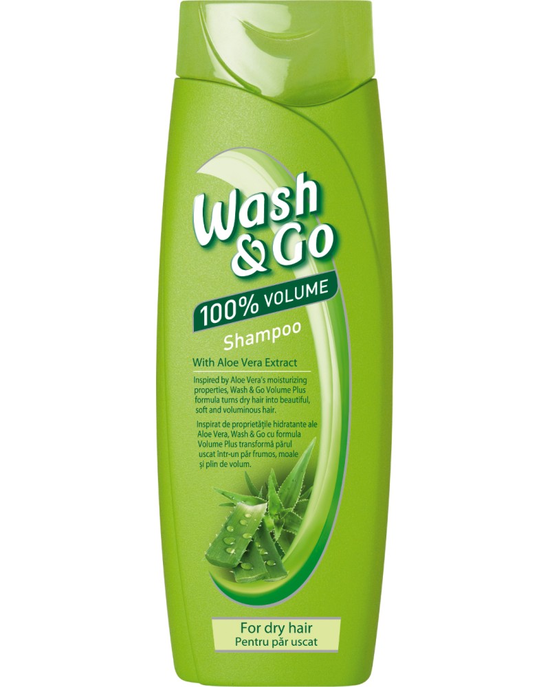 Wash & Go Shampoo With Aloe Vera Extract -           - 