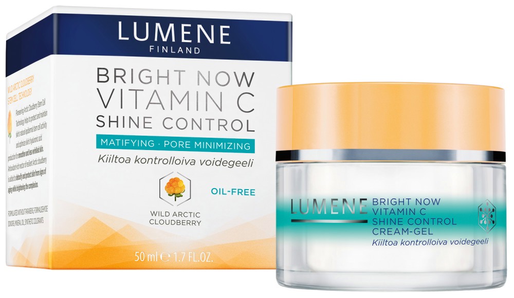 Lumene Bright Now Vitamin C Shine Control Cream-Gel -  -        "Bright Now Vitamin C" - 