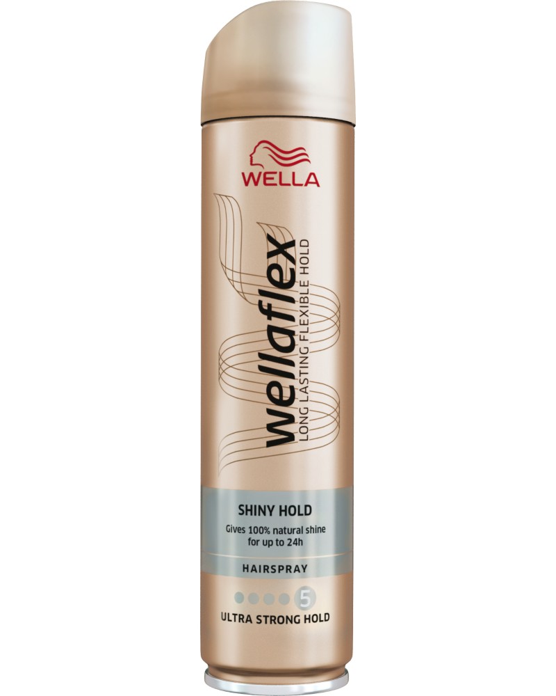 Wellaflex Shiny Hold Ultra Strong Hairspray -          - 