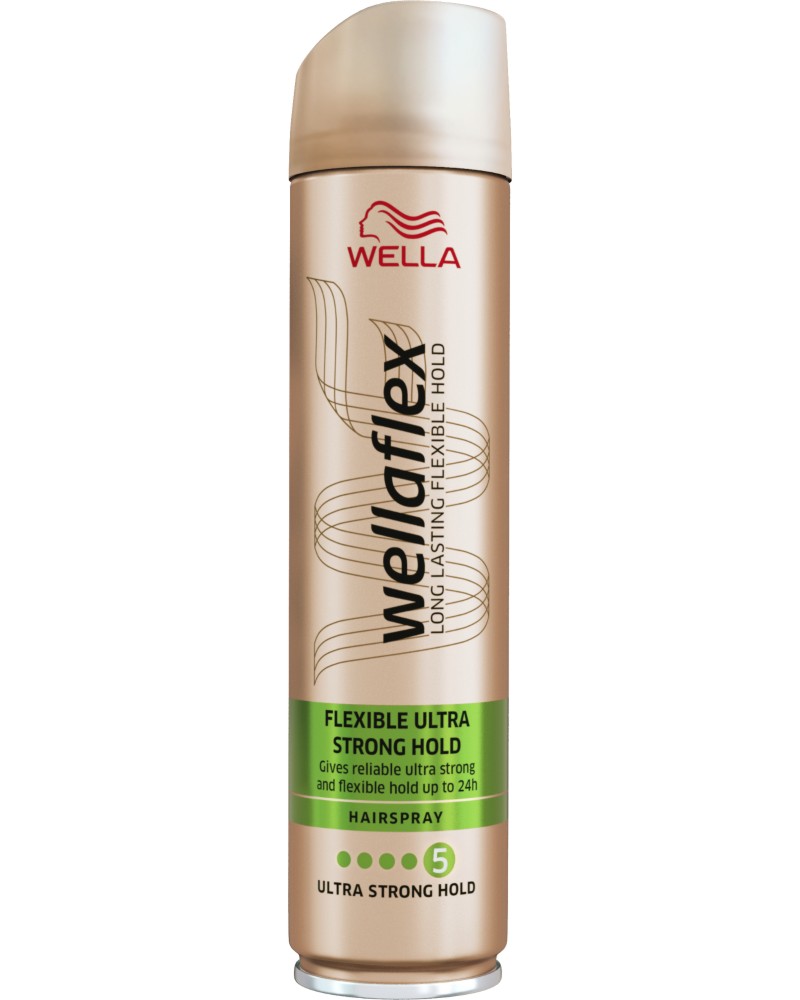 Wellaflex Flexible Ultra Strong Hold Hairspray -          - 