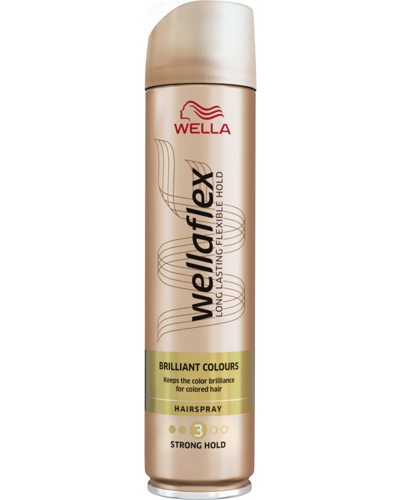 Wellaflex Brilliant Colours Strong Hold Hairspray -       - 