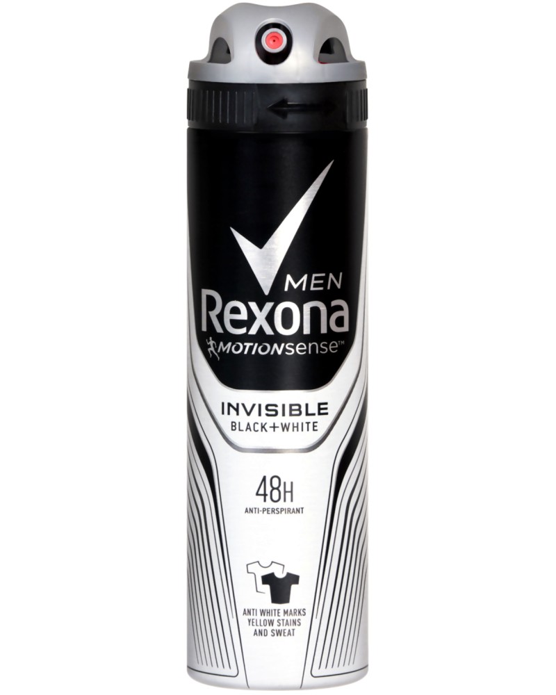 Rexona Men Invisible Black & White Anti-Perspirant -      - 