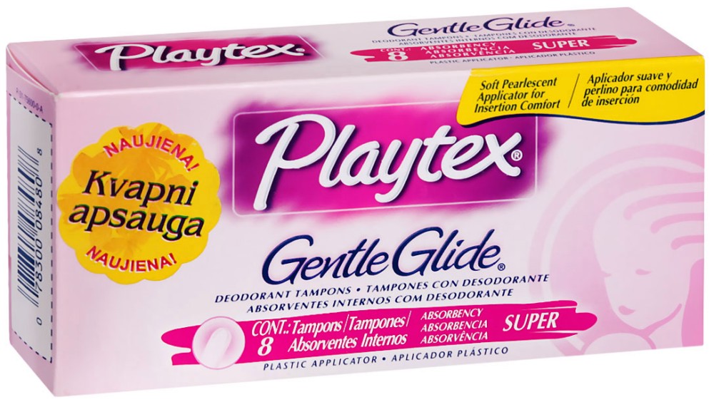 Playtex Gentle Glide Super -      - 8  - 