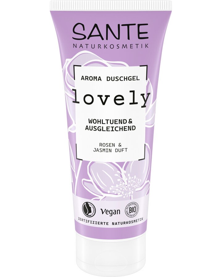 Sante Lovely Aroma Shower Gel Sante Lovely Aroma Shower Gel - Душ гел с аромат на роза и жасмин - душ гел