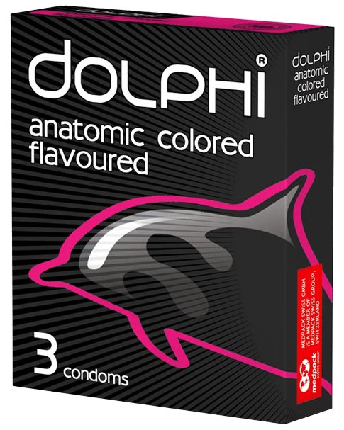 Dolphi Anatomic Colored Flavoured -         3  - 