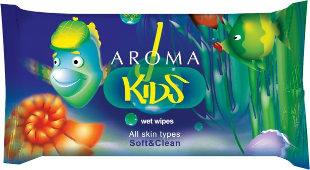 Aroma Kids Wet Wipes -       15  -  
