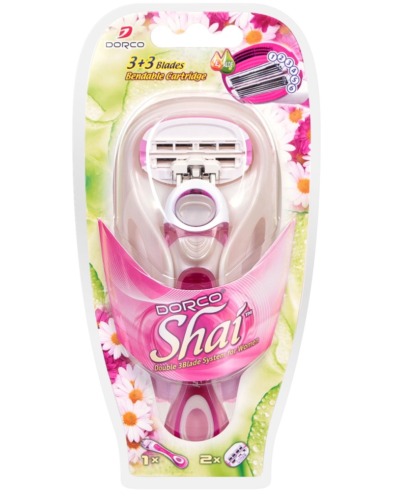 Dorco Shai 3 + 3 Blades - ������ ������������� � �������� ����� � 6 ������� - �������������
