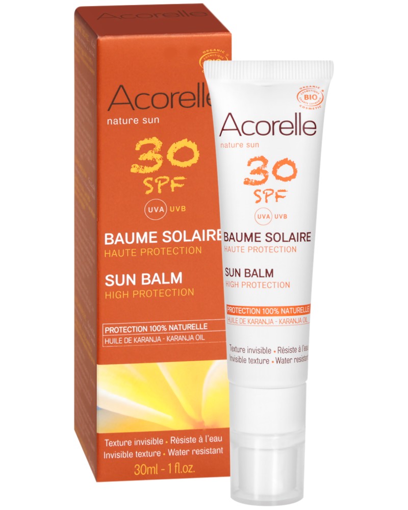 Acorelle Nature Sun Balm SPF 30 -            "Nature Sun" - 