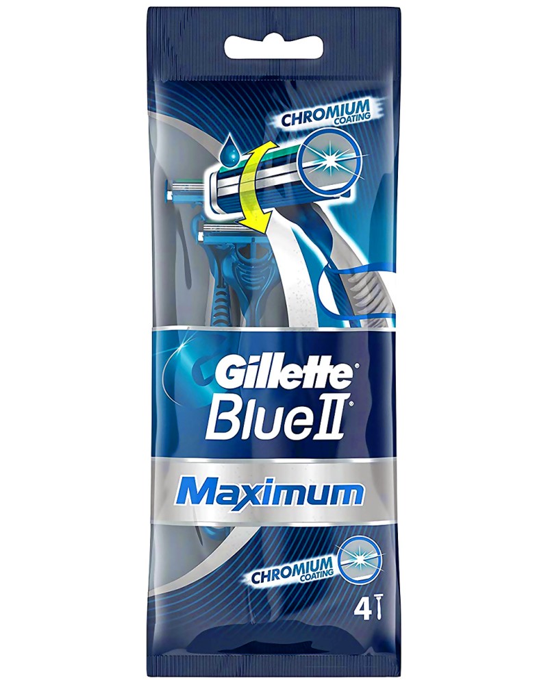 Gillette Blue II Maximum -        4  - 
