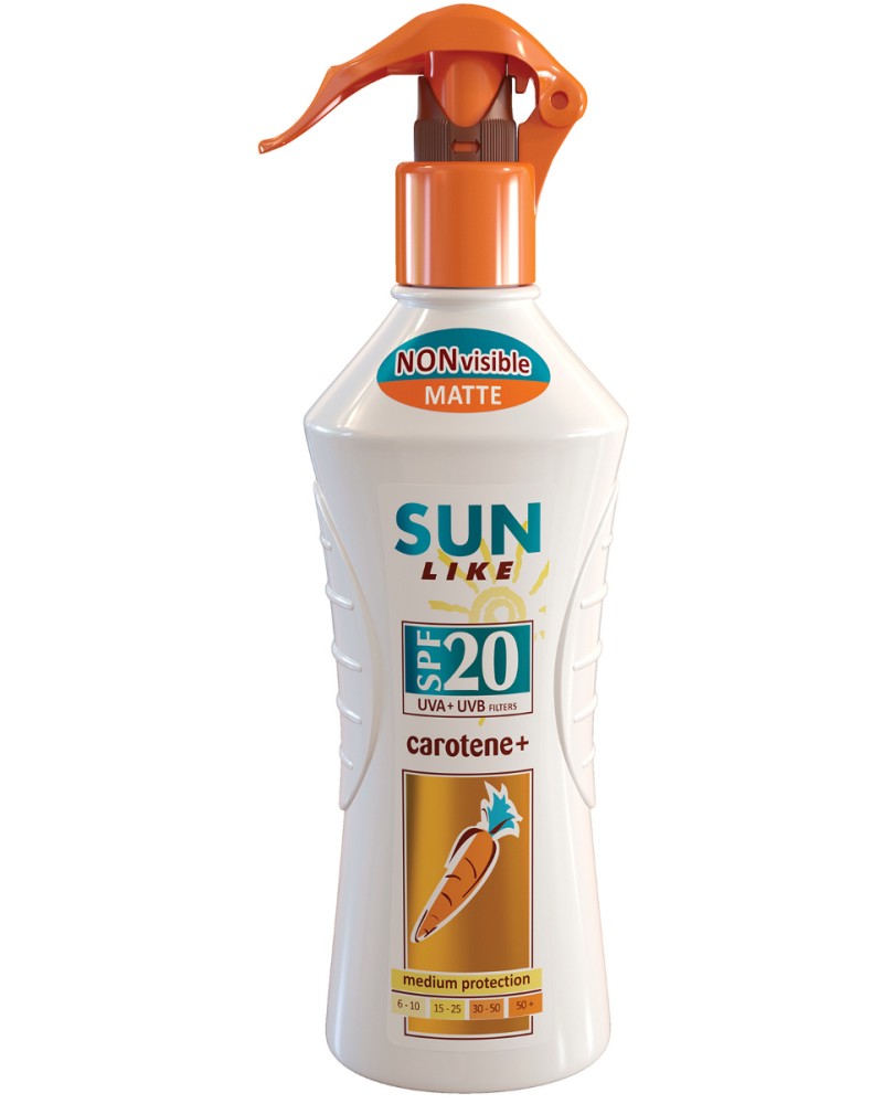 Sun Like Nonvisible Matte Sunscreen Carotene+ -       - 