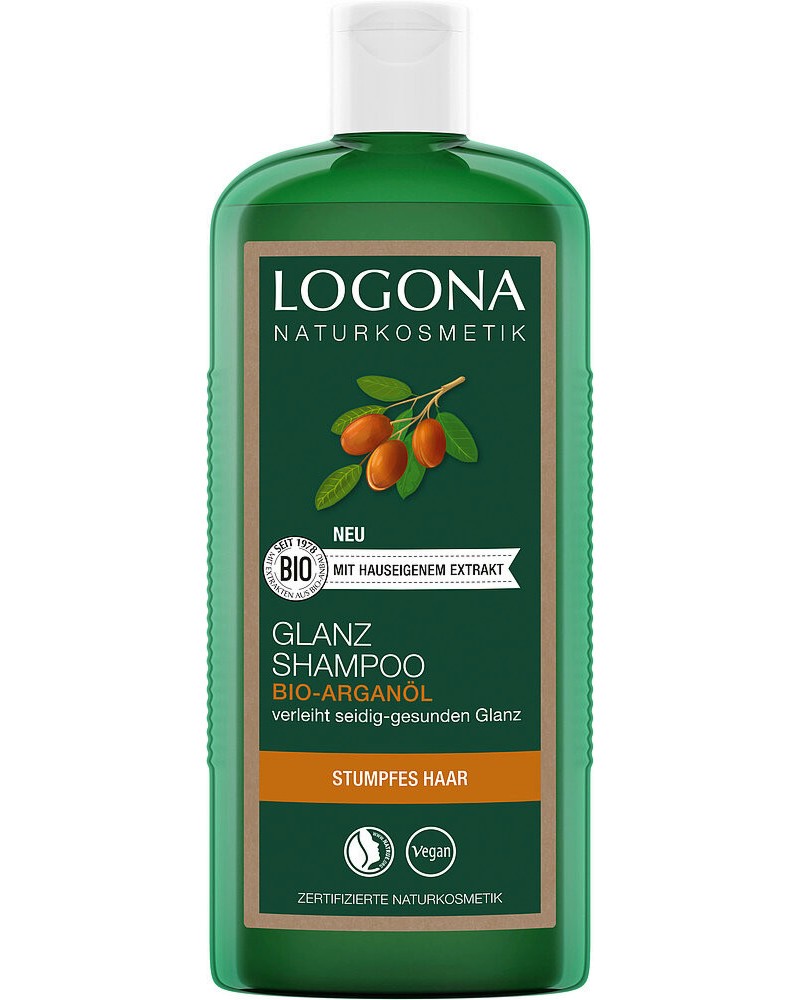 Logona Bio Argan Oil Shine Shampoo -        - 