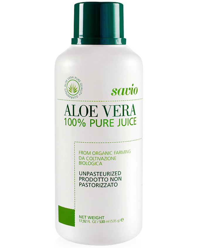 Savio Aloe Vera 100% Pure Juice - 100%      - 