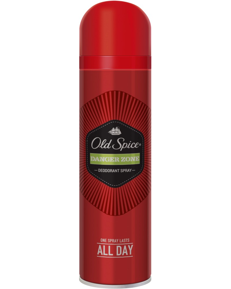 Old Spice Danger Zone Deodorant Spray -      "Danger Zone" - 