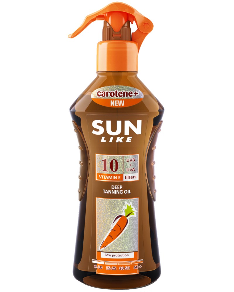 Sun Like Deep Tanning Oil Carotene+ -       E  - - 