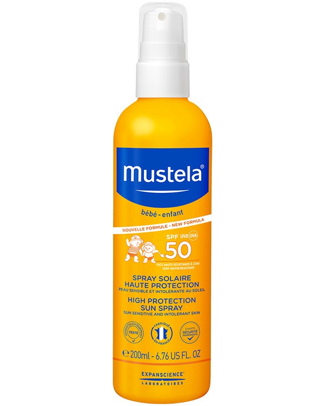 Mustela High Protection Sun Spray SPF 50 -       - 