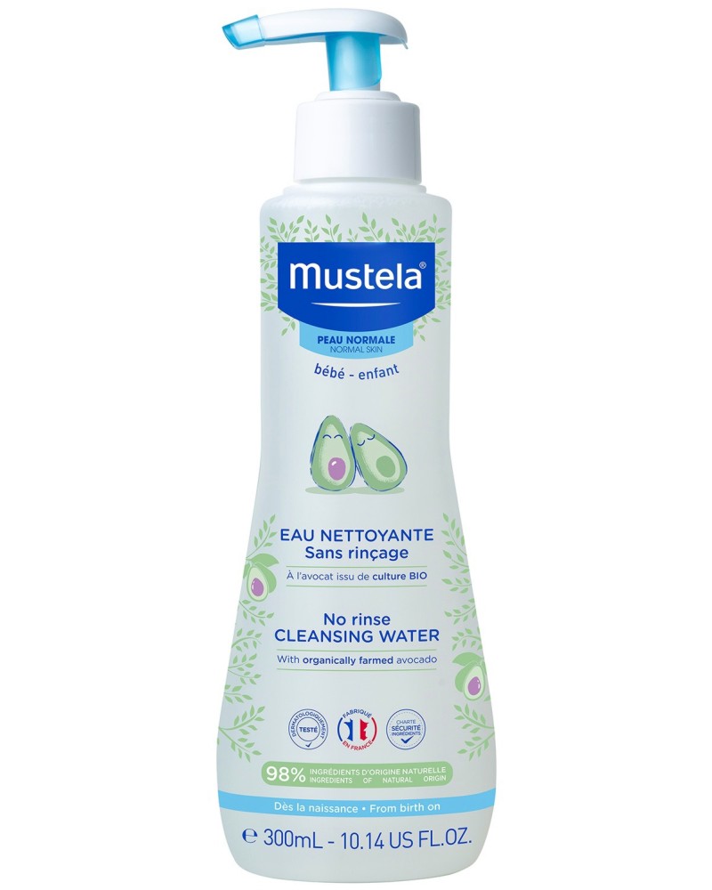 Mustela No Rinse Cleansing Water -         - 
