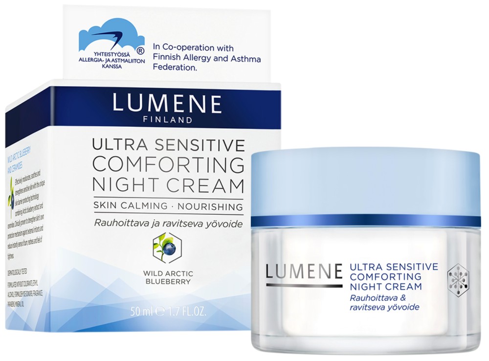 Lumene Ultra Sensitive Comforting Night Cream -         "Ultra Sensitive" - 