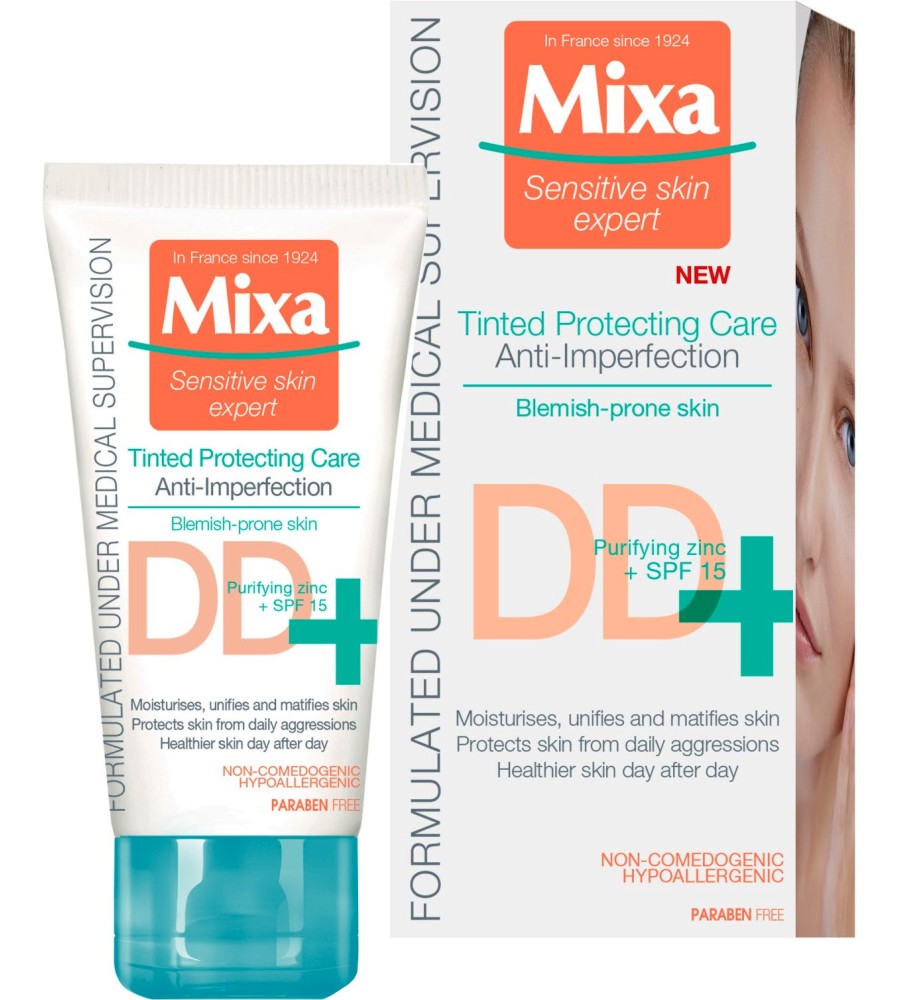 Mixa Anti-Imperfections Tinted Protecting Care SPF 15 -   DD      "Anti-Imperfections" - 